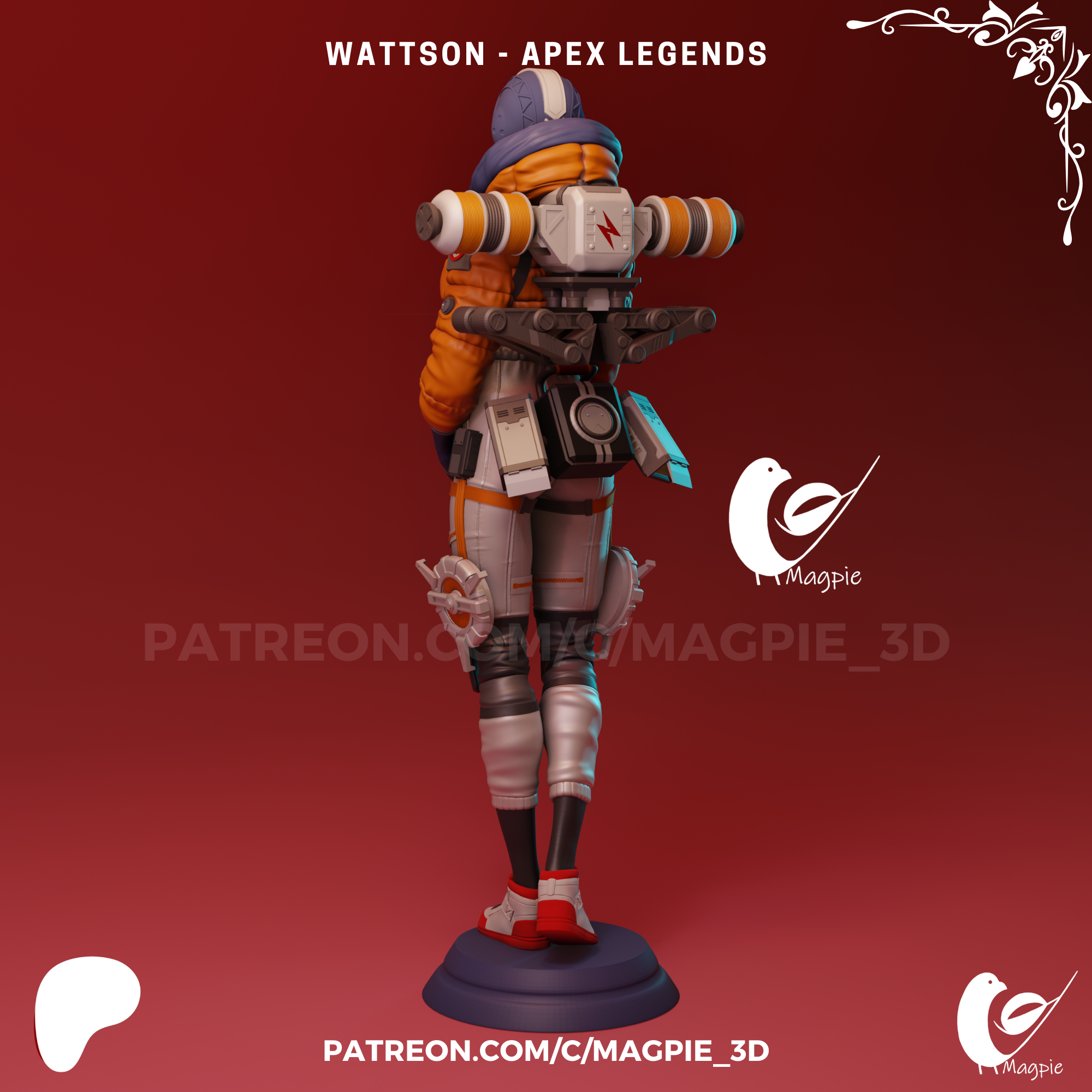 Wattson - Apex Legends Magpie_3d 08 